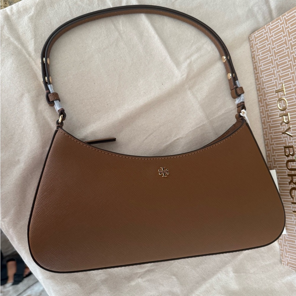 Unique NWT Tory Burch Women’s Emerson Shoulder Bag (Moose) - Picture 4 of 6